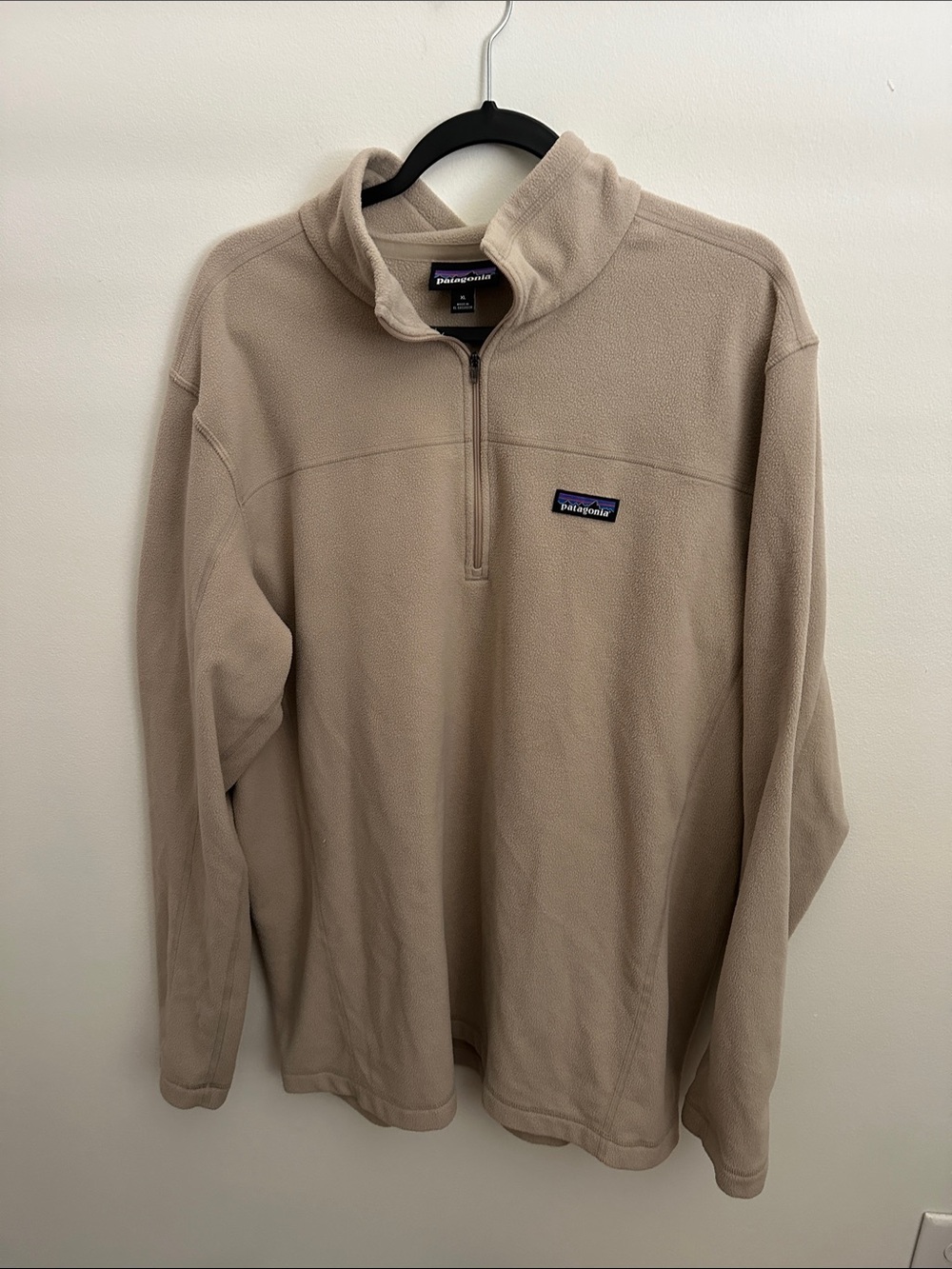 Patagonia Men’s Half-Zip Fleece Pullover - Tan
